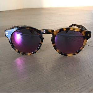 Illesteva Leonard Round Sunglasses